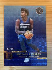 Anthony Edwards [Blue] #1 Basketball Cards 2021 Panini Donruss Elite Prices