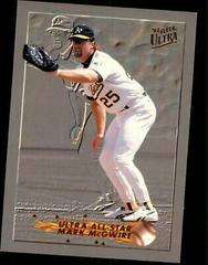 Mark McGwire #12 Baseball Cards 1993 Ultra All Stars Prices