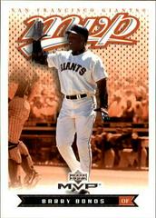 Barry Bonds Baseball Cards 2003 Upper Deck MVP Prices