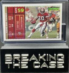 Jerry Rice [Silver] #GDT-JRI Football Cards 2022 Panini Contenders Game Day Ticket Prices