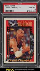 Charles Barkley #1 Basketball Cards 1993 Topps Prices