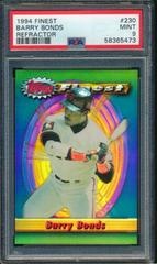 Barry Bonds [Refractor] #230 Baseball Cards 1994 Finest Prices