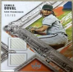 Camilo Doval [Silver] #DKM-CD Baseball Cards 2022 Panini Diamond Kings DK Materials Prices