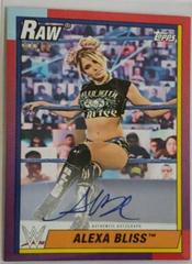 Alexa Bliss [Red] #A-AB Wrestling Cards 2021 Topps Heritage WWE Autographs Prices