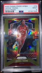 Jackie Young [Prizm Gold] #76 Basketball Cards 2020 Panini Prizm WNBA Prices