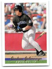 Andres Galarrage Baseball Cards 1993 Upper Deck Prices
