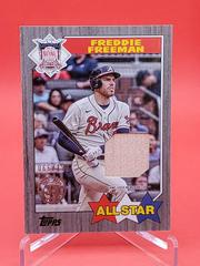 Freddie Freeman #87ASR-FF Baseball Cards 2022 Topps 1987 All Stars Relics Prices