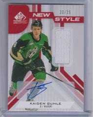 Kaiden Guhle [Autograph Jersey] Hockey Cards 2021 SP Game Used CHL New Style Prices
