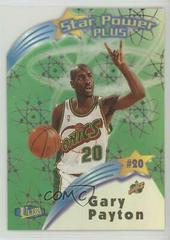 Gary Payton [Plus] #12 Basketball Cards 1997 Ultra Star Power Prices