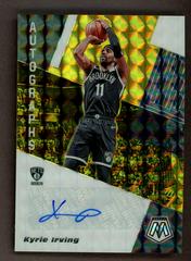Kyrie Irving [Gold] Basketball Cards 2019 Panini Mosaic Autographs Prices