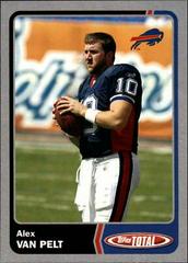 Alex Van Pelt [Silver] #36 Football Cards 2003 Topps Total Prices