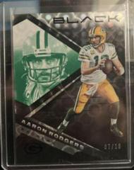 Aaron Rodgers [Emerald] #44 Football Cards 2022 Panini Black Prices