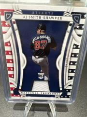 AJ Smith Shawver #48 Baseball Cards 2023 Panini National Treasures Red White and Blue Prices