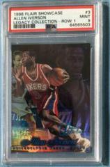 Allen Iverson [Legacy Collection Row 1] #3 Basketball Cards 1996 Flair Showcase Legacy Collection Prices