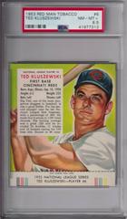 Ted Kluszewski #6 Baseball Cards 1953 Red Man Tobacco Prices
