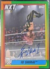 Io Shirai [Green] Wrestling Cards 2021 Topps Heritage WWE Autographs Prices