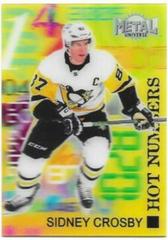 Sidney Crosby Hockey Cards 2022 Skybox Metal Universe Hot Numbers Prices