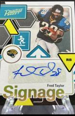 Fred Taylor #SG-FT Football Cards 2022 Panini Prestige Signage Prices