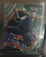 Undertaker [Zebra Prizm] Wrestling Cards 2022 Panini Select WWE Prices