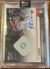 Pete Alonso [Autograph Relic] #422A Baseball Cards 2019 Topps Now Prices