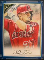 Mike Trout [Blue] Baseball Cards 2019 Topps Gallery Prices