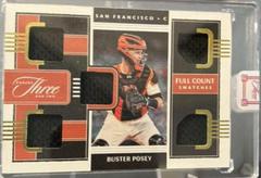 Buster Posey Baseball Cards 2022 Panini Three and Two Full Count Swatches Prices