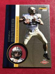 Drew Brees Football Cards 2001 Pacific Invincible Prices