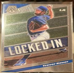 Trevor Bauer [Mosaic] Baseball Cards 2021 Panini Mosaic Locked In Prices