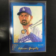 Adrian Gonzalez [Blue] #118 Baseball Cards 2017 Topps Gallery Prices