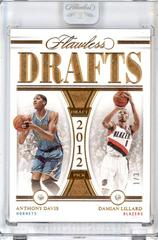 Anthony Davis / Damian Lillard [Bronze] #148 Basketball Cards 2022 Panini Flawless Prices