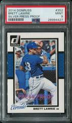 Brett Lawrie [Silver Press Proof] #352 Baseball Cards 2014 Donruss Prices