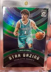 LaMelo Ball [Green] #8 Basketball Cards 2022 Panini Donruss Optic Star Gazing Prices