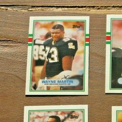 Wayne Martin #118T Football Cards 1989 Topps Traded Prices
