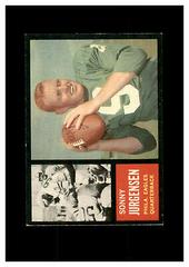 Sonny Jurgensen #115 Football Cards 1962 Topps Prices