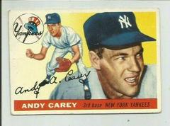 Andy Carey #20 Baseball Cards 1955 Topps Prices