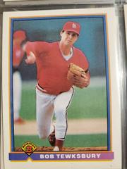 Bob Tewksbury #394 Baseball Cards 1991 Bowman Prices