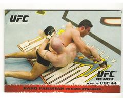 Karo Parisyan, Dave Strasser [Silver] Ufc Cards 2009 Topps UFC Round 1 Prices