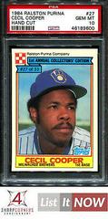 Cecil Cooper #27 Baseball Cards 1984 Ralston Purina Prices