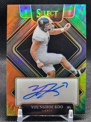 Younghoe Koo [Tie Dye] Football Cards 2022 Panini Select Draft Picks Signatures Prices