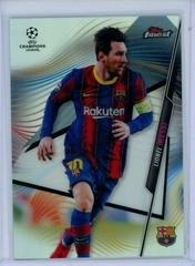 Lionel Messi [Refractor] #100 Soccer Cards 2020 Topps Finest UEFA Champions League Prices