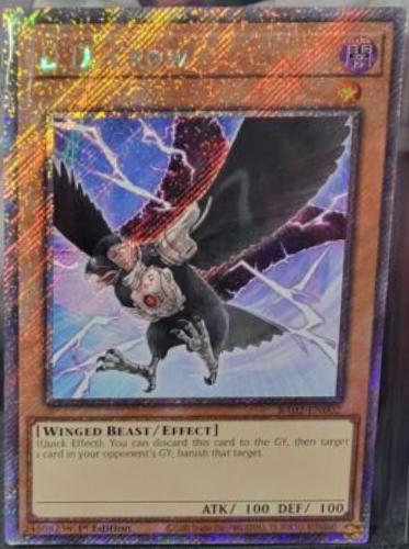 D.D. Crow [Platinum Secret Rare] RA02-EN002 YuGiOh 25th Anniversary Rarity Collection II