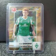 Josh Sargent [Gold Wave Refractor] Soccer Cards 2020 Topps Chrome Bundesliga Prices