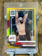 Khamzat Chimaev [Gold] #33 Ufc Cards 2023 Panini Donruss Optic UFC Prices