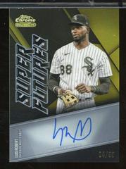 Luis Robert [Gold Refractor] Baseball Cards 2021 Topps Chrome Black Super Futures Autographs Prices