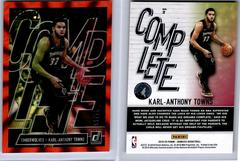 Karl Anthony Towns [Red Laser] #2 Basketball Cards 2019 Panini Donruss Complete Players Prices