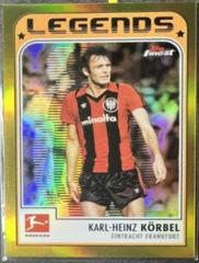 Karl Heinz Korbel [Gold] #FL-CK Soccer Cards 2022 Topps Finest Bundesliga Legends Prices