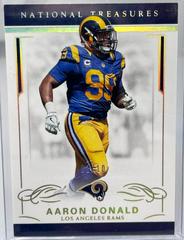 Aaron Donald [Gold] #55 Football Cards 2016 Panini National Treasures Prices