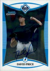 David Price [Refractor Autograph] Baseball Cards 2008 Bowman Chrome Prospects Prices