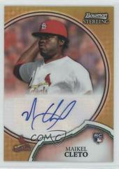 Maikel Cleto [Gold Refractor] #20 Baseball Cards 2011 Bowman Sterling Rookie Autographs Prices