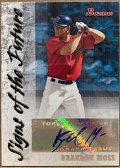 Brandon Moss [autograph] #SOF-BM Baseball Cards 2007 Bowman Signs of the Future Prices